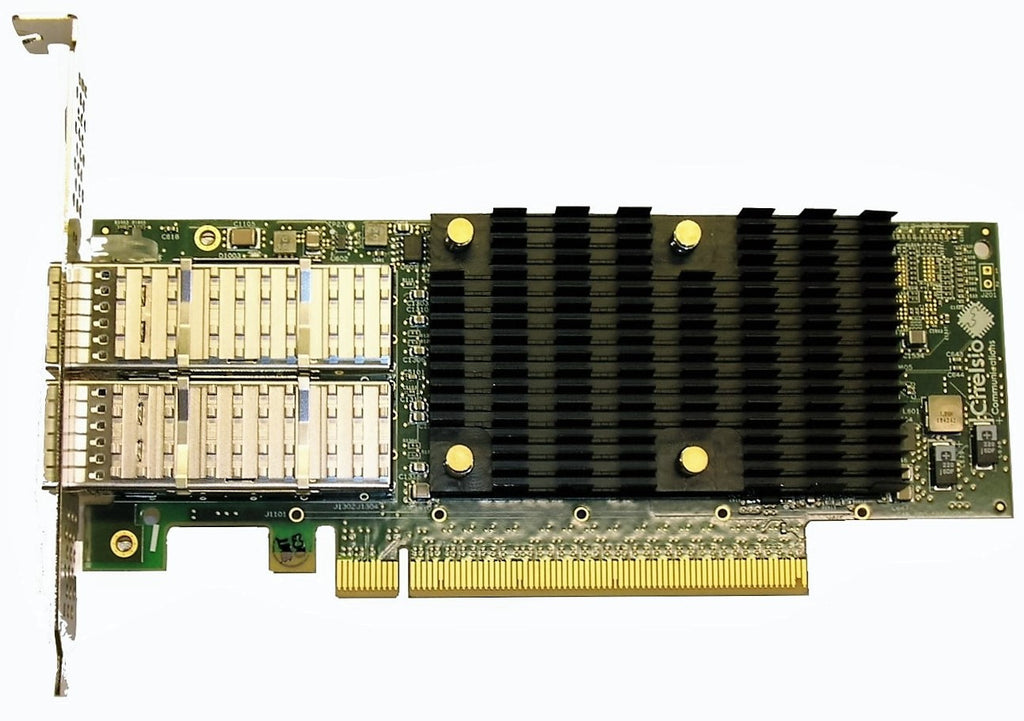 T62100-SO-CR: 2-port Low Profile 40/50/100GbE Server Offload Adapter with PCIe 3.0 x16 Interface, QSFP28 connector