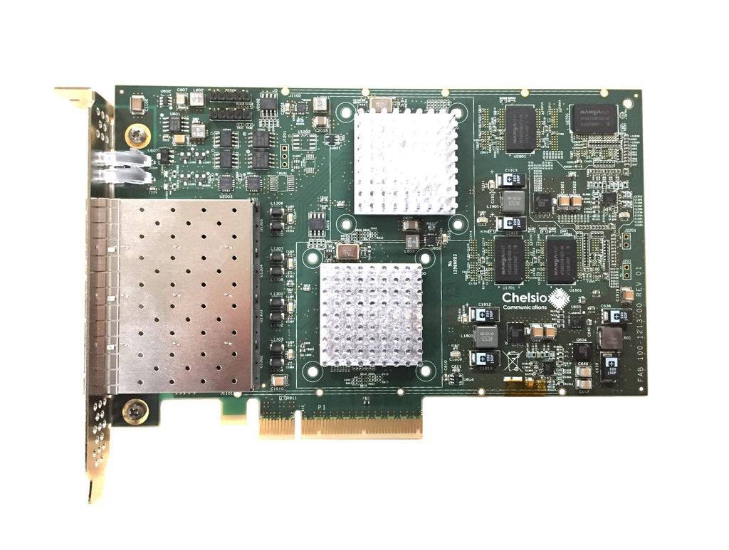 T6425-CR: 4-port Half Size 10/25GbE Unified Wire Adapter with PCIe 3.0 x8 Interface, 32K connections, SFP28 connector